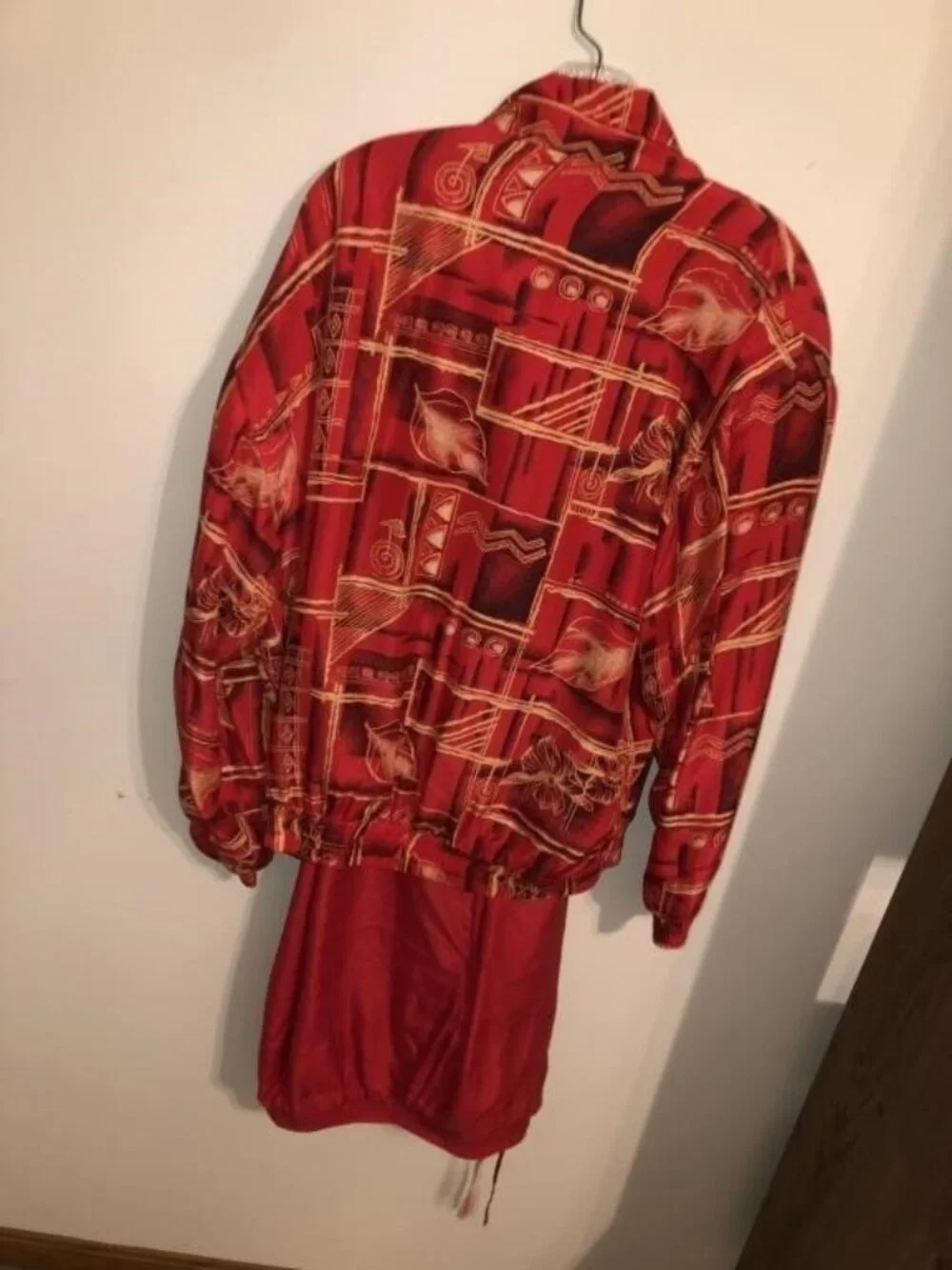 Vintage Fuda International 100% Silk 2-Piece Tracksuit Set - Large - Picture 6 of 8